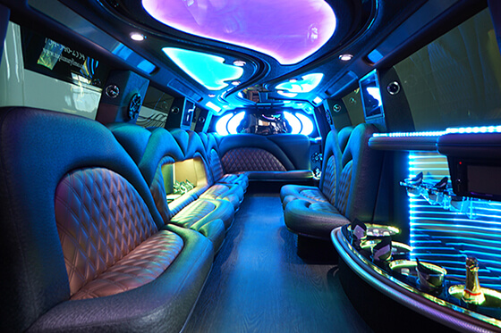 Inner luxury limousine